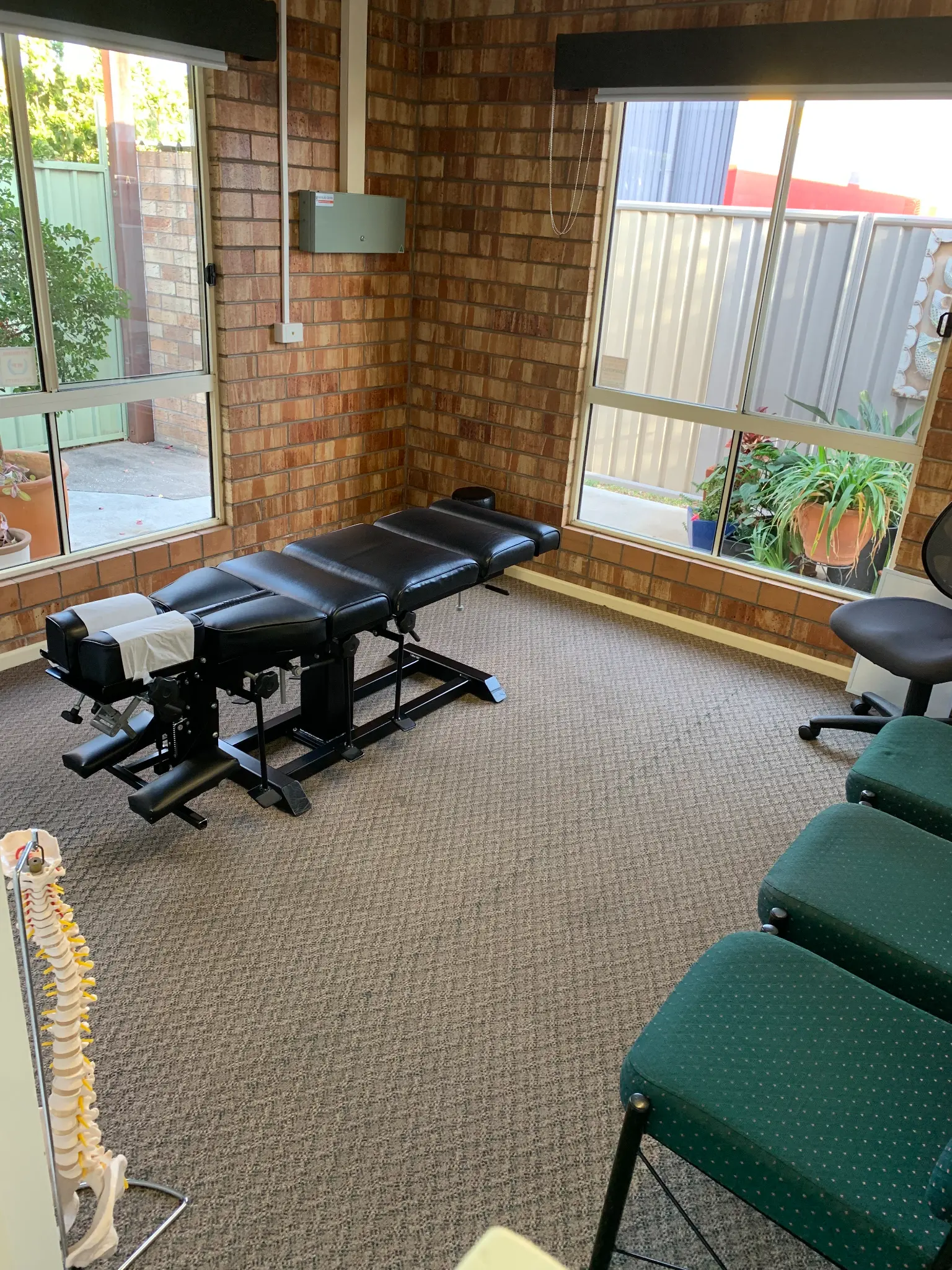 Alive Chiropractic treatment room in Emerald QLD